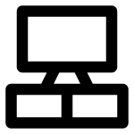 Tv Table SVG Icon